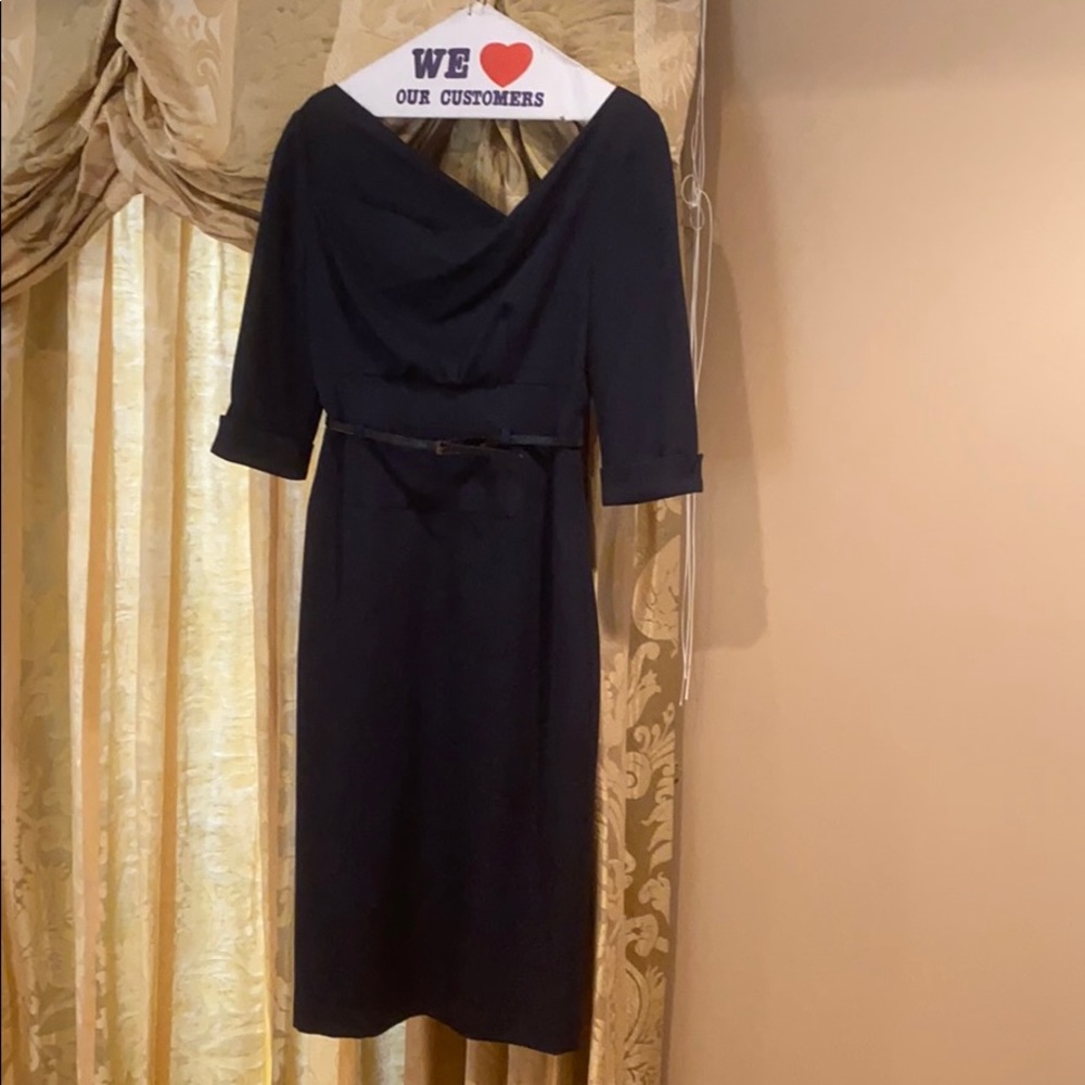 Black halo size 6 dress navy